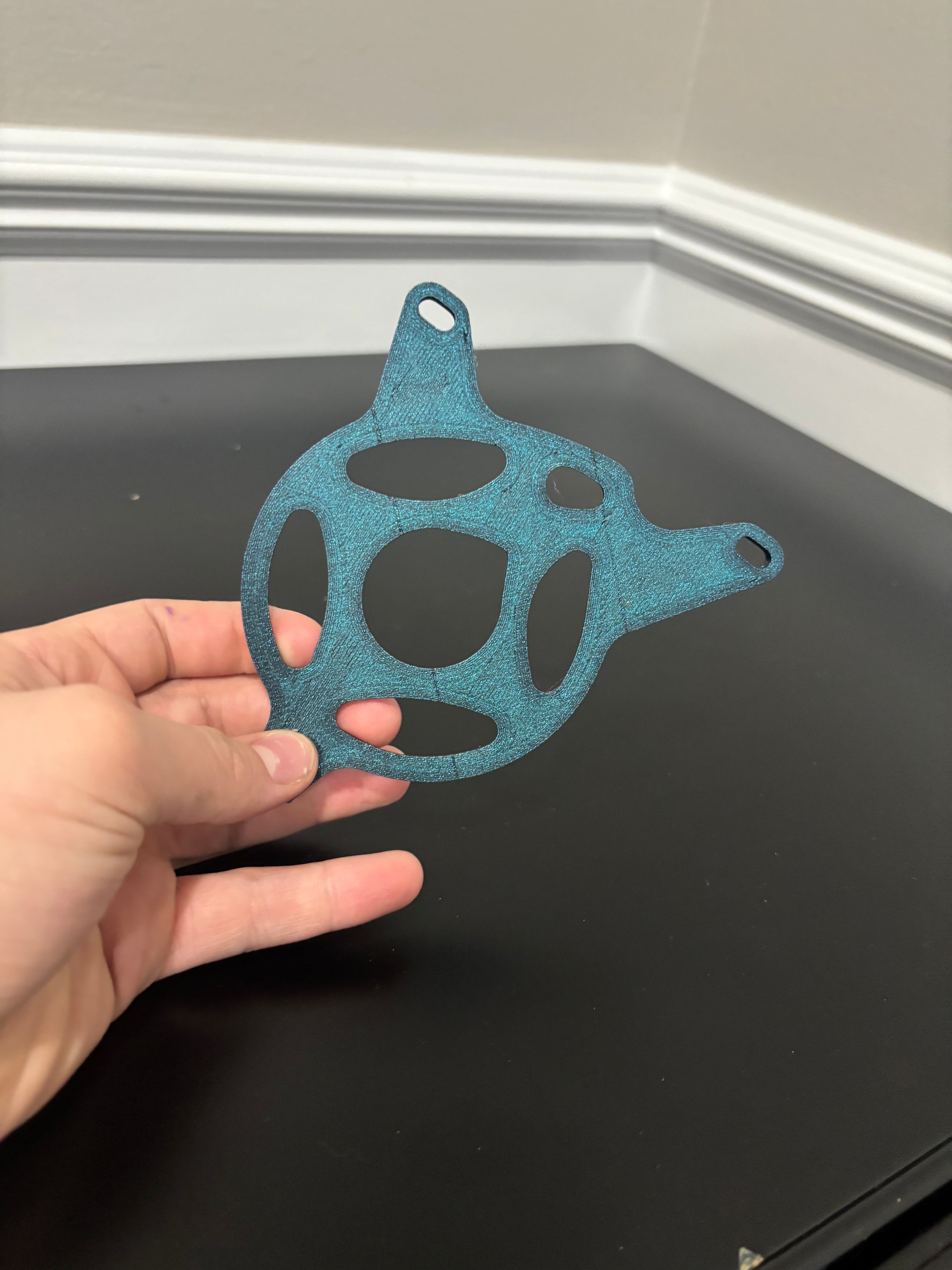 Blue sparkle Tuttio moto cover